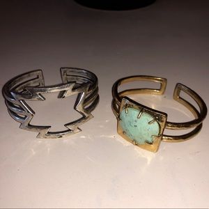 set of 2 adjustable bracelets, rarely used!